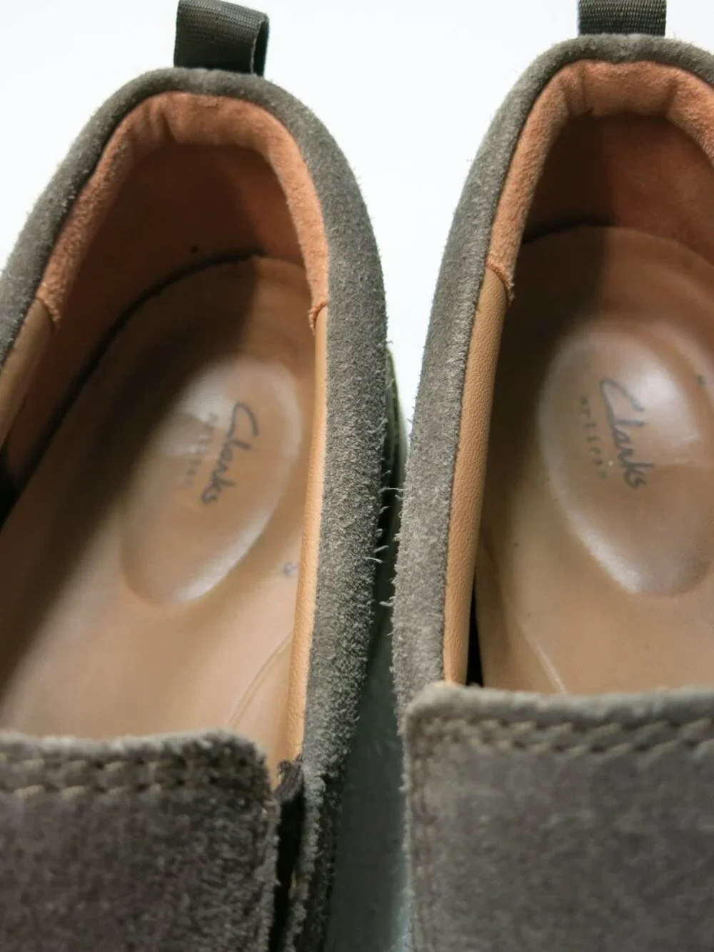 Clarks Suede Leather Casual Dress Moccasins Loafers Shoes Men's Footwear Sz 11 D